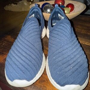 Skechers Blue Memory Foam Slip-Ons